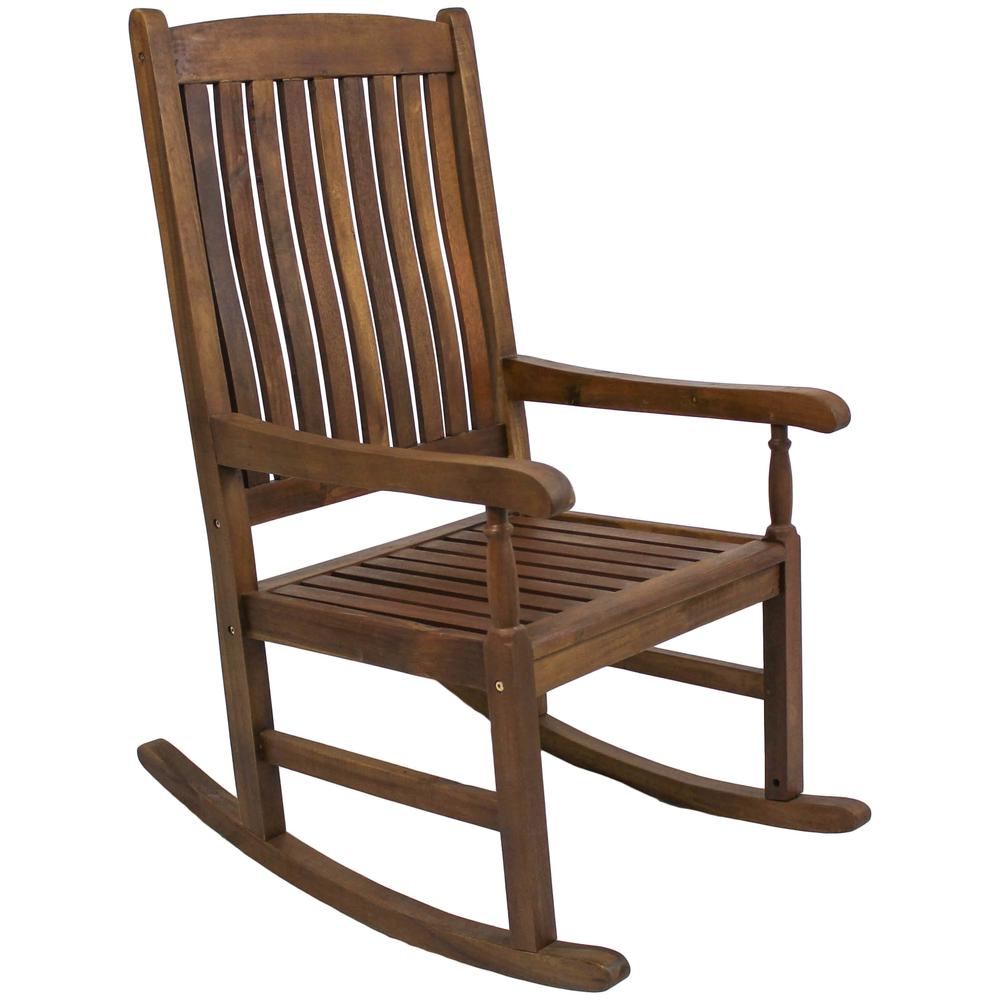 Outdoor Wood Porch Rocker - International Caravan