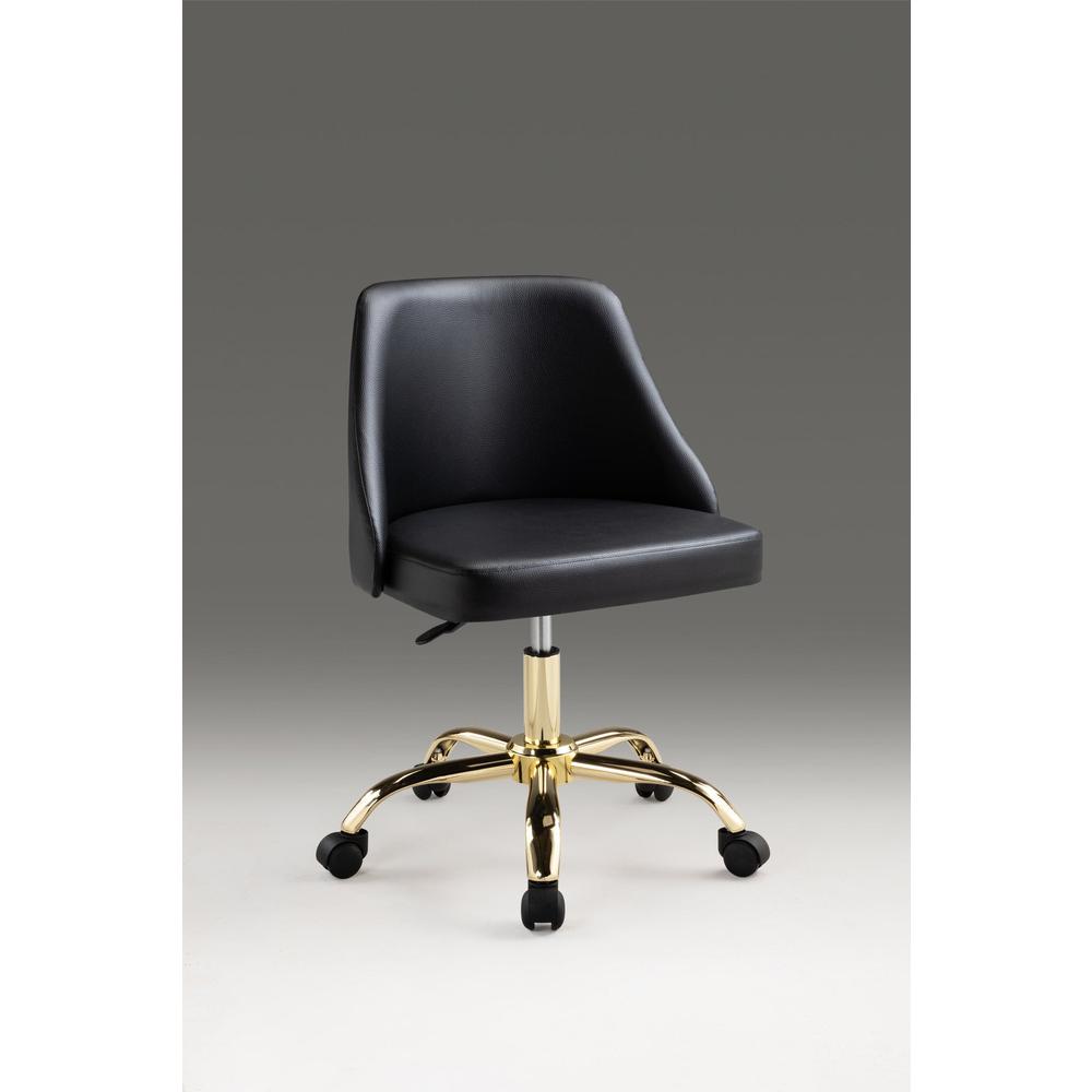 Office Chair With Gold Base - Creative Images