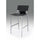 Metal Bar Stool W/Black Cushion, 29'' Seat High, Set Of 2 - Creative Images