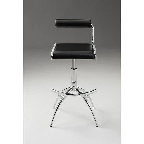 Pu Barstool W/ Chrome Legs, Set Of 2 - Creative Images