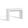 Console Table, Mdf Lacquered, White - Creative Images