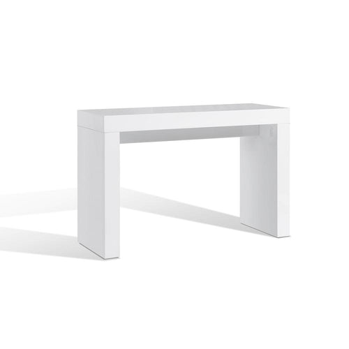Console Table, Mdf Lacquered, White - Creative Images