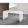 White Lacquer Computer Desk 62X28X30 - Creative Images