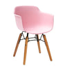 Midcentury Polypropylene Kids Side Chair, Set of 4 Pink - Creative Images
