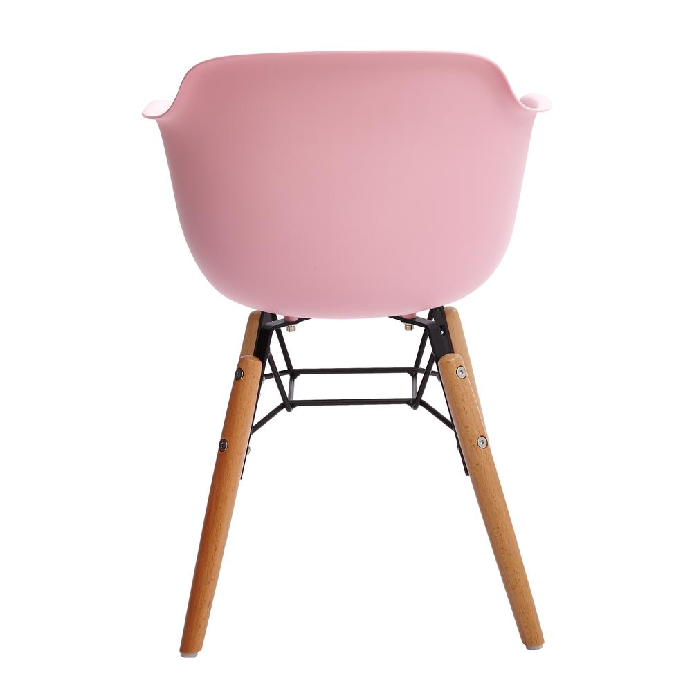 Midcentury Polypropylene Kids Side Chair, Set of 4 Pink - Creative Images