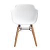 Midcentury Polypropylene Kids Side Chair, Set of 4 White - Creative Images