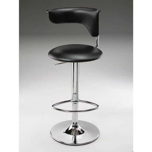 Bar Stool, Adj High; Black - Creative Images