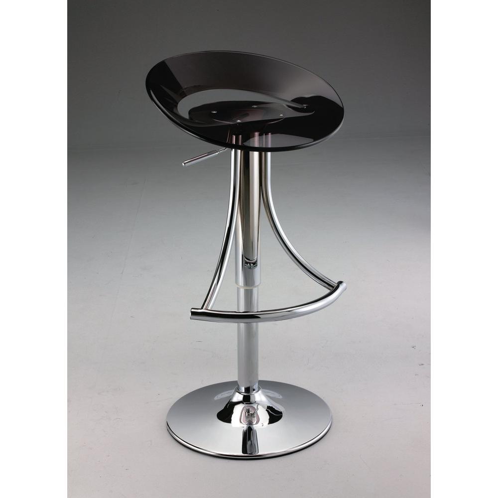 Arcrylic Bar Stool, Black - Creative Images