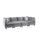 Simona Gray Velvet 8Pc Modular Sectional Sofa - Lilola Home