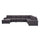 LILOLA Tifton Modular Sectional Sofa with Reversible Chaise in Dark Gray Linen - Lilola Home