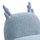 Weston 21.5''W Blue Chenille Deer-Shaped Kids Chair - Lilola Home