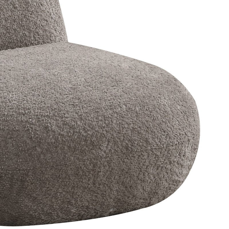 Weston 21.5''W Brown Chenille Deer-Shaped Kids Chair - Lilola Home