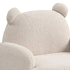 Raelynn 25.5''W Beige Sherpa Bear-Shaped Kids Armchair - Lilola Home