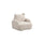 Raelynn 25.5''W Beige Sherpa Bear-Shaped Kids Armchair - Lilola Home