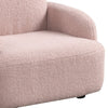 Raelynn 25.5''W Pink Sherpa Bear-Shaped Kids Armchair - Lilola Home