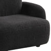 Raelynn 25.5''W Black Sherpa Bear-Shaped Kids Armchair - Lilola Home