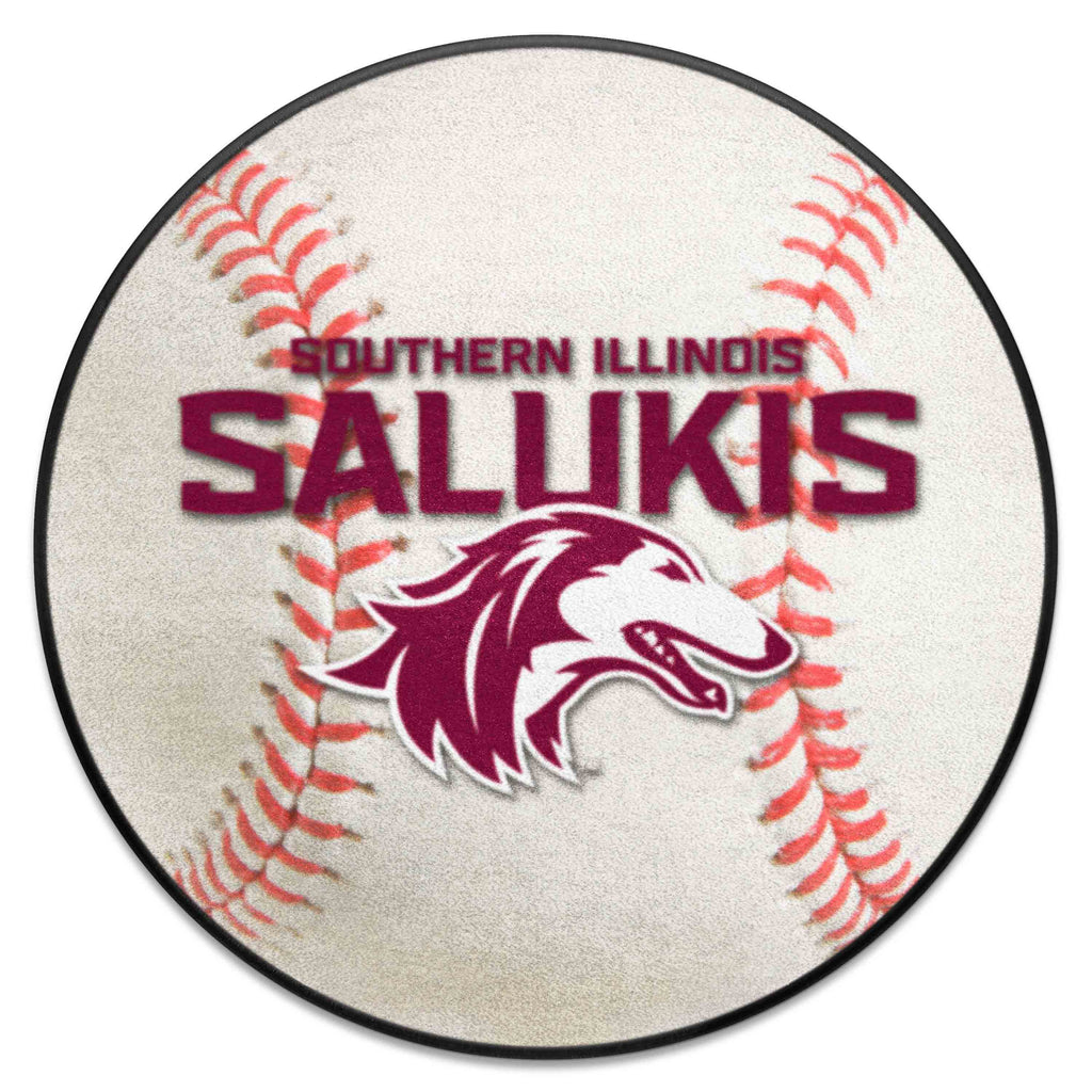 Fanmats - Southern Illinois University Baseball Mat 27'' diameter