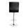 Best Master Swivel Bar Stool With Crystal and Tufted Look in Black (Set of 2) - Best Master Furniture