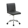 Best Master Furniture Barry 24.5'' Faux Leather Swivel Office Chair in Black