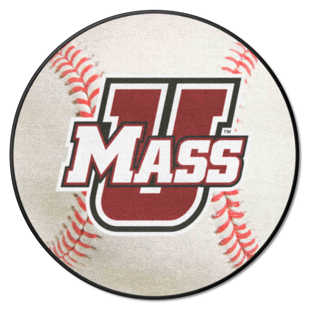 Fanmats - University of Massachusetts Baseball Mat 27'' diameter