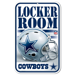 Dallas Cowboys Sign 11x17 Plastic Locker Room Design - WinCraft