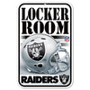 Las Vegas Raiders Sign 11x17 Plastic Locker Room Design - WinCraft