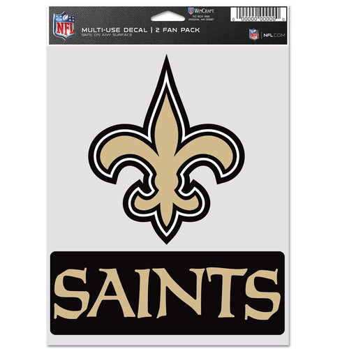 New Orleans Saints Decal Multi Use Fan 2 Pack - WinCraft