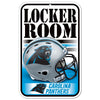 Carolina Panthers Sign 11x17 Plastic Locker Room Design - WinCraft