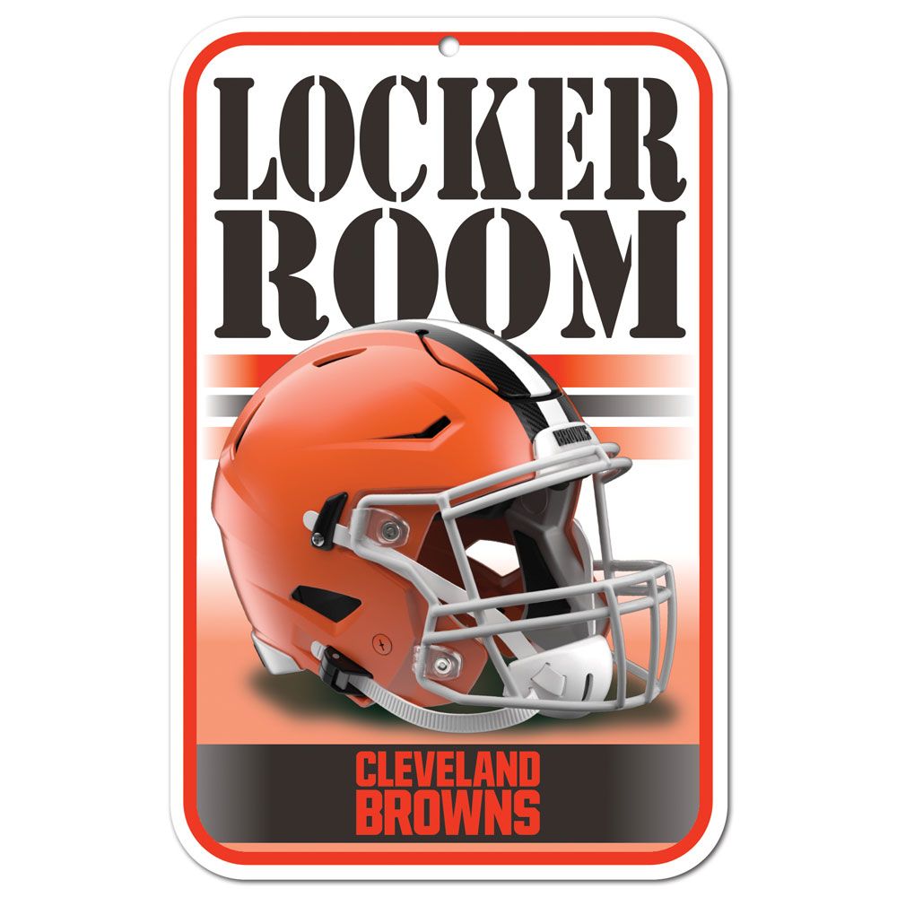 Cleveland Browns Sign 11x17 Plastic Locker Room Design - WinCraft