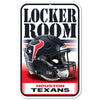 Houston Texans Sign 11x17 Plastic Locker Room Design - WinCraft