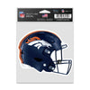 Denver Broncos Decal 3.75x5 Helmet Fan - WinCraft