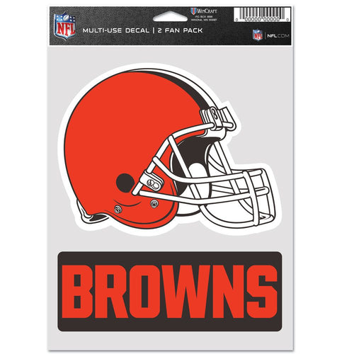 Cleveland Browns Decal Multi Use Fan 2 Pack - WinCraft