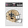 New Orleans Saints Decal 3.75x5 Helmet Fan - WinCraft
