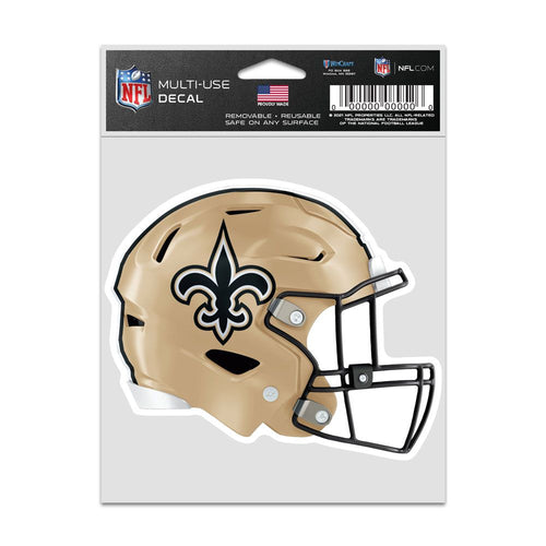 New Orleans Saints Decal 3.75x5 Helmet Fan - WinCraft
