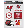 Tampa Bay Buccaneers Decal Multi Use Fan 6 Pack - Wincraft
