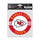 Kansas City Chiefs Decal 3.75x5 Patch Fan - WinCraft