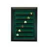 36 Coin Cabinet Style Display Case with Black Moulding