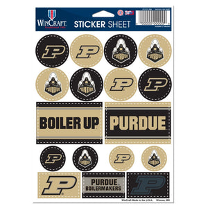 Purdue Boilermakers Decal Sheet 5x7 Vinyl - WinCraft