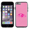 Baltimore Ravens Phone Case Pink Football Pebble Grain Feel iPhone 6 CO - Gamewear