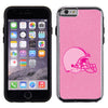 Cleveland Browns Phone Case Pink Football Pebble Grain Feel iPhone 6 Case CO - Gamewear
