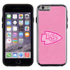 Kansas City Chiefs Phone Case Pink Football Pebble Grain Feel iPhone 6 CO - Gamewear