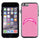 Los Angeles Chargers Phone Case Pink Football Pebble Grain Feel iPhone 6 CO - Gamewear