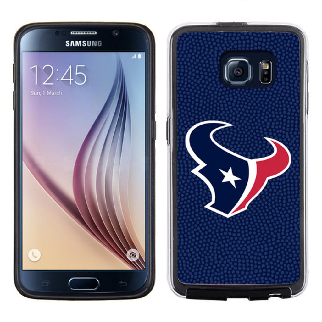 Houston Texans Phone Case Team Color Football Pebble Grain Feel Samsung Galaxy S6 CO - Gamewear
