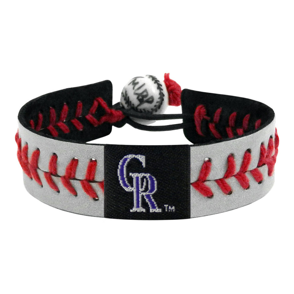 Colorado Rockies Bracelet Reflective Baseball CO - Gamewear