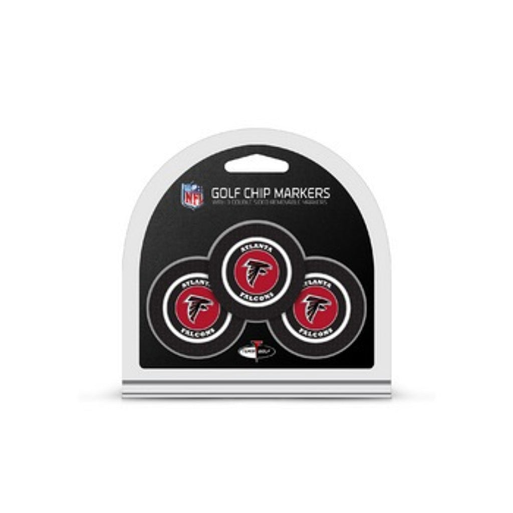 Atlanta Falcons Golf Chip with Marker 3 Pack - Team Golf