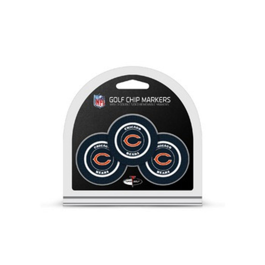 Chicago Bears Golf Chip with Marker 3 Pack - Team Golf