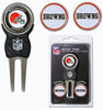 Cleveland Browns Golf Divot Tool with 3 Markers - Team Golf