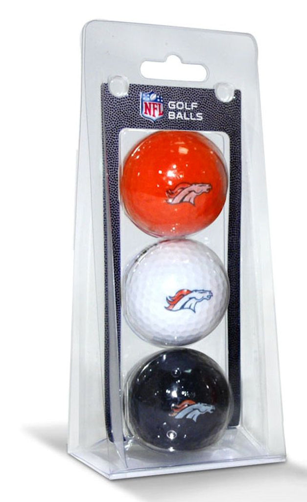 Denver Broncos 3 Pack of Golf Balls - Team Golf
