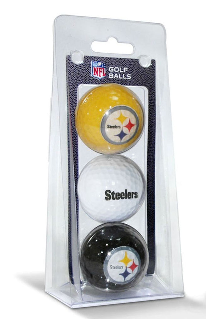 Pittsburgh Steelers 3 Pack of Golf Balls - Team Golf