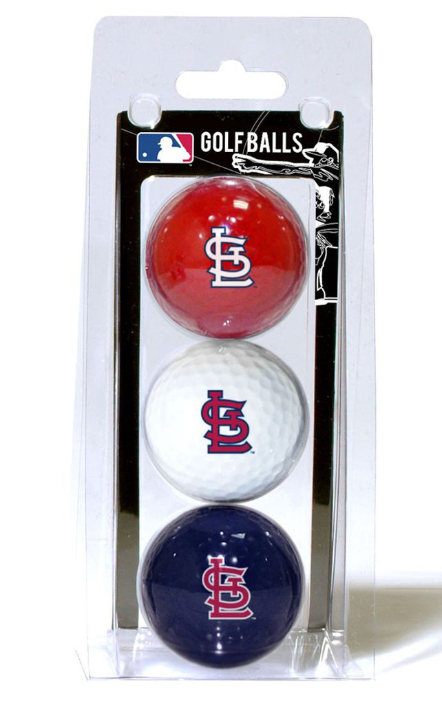 St. Louis Cardinals 3 Pack of Golf Balls - Team Golf